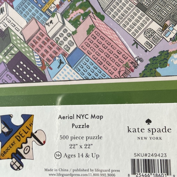 NWT Kate Spade New York City Puzzle - Picture 4 of 8